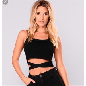 Fashion Nova wrap top